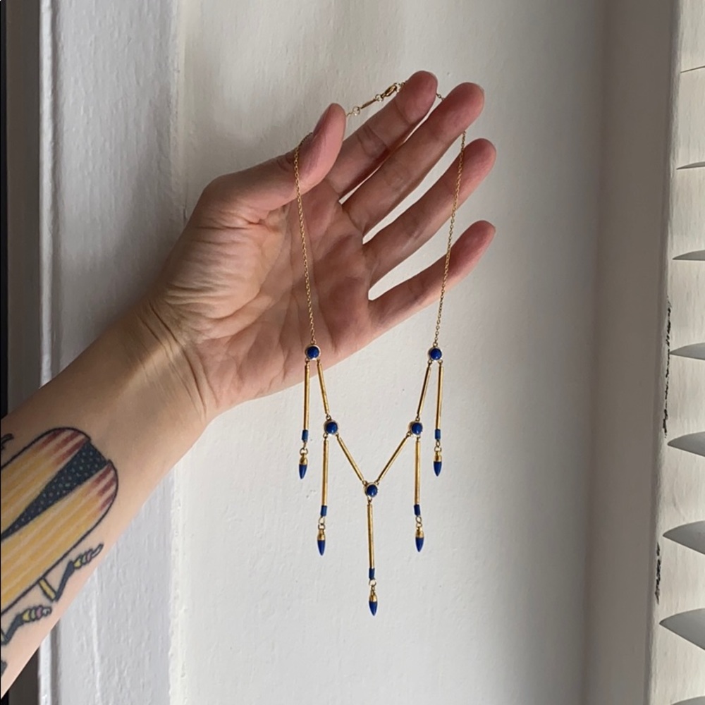 Blue Lapis Necklace by Pamela Love